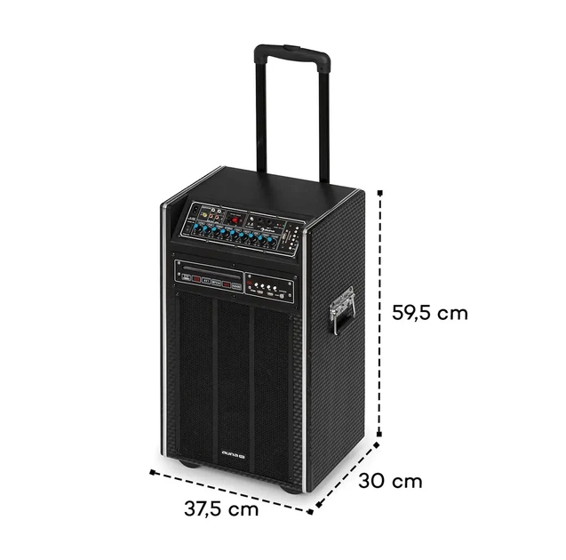 Портативная колонка Auna DisGo Box DVD 300w Акустическая система Bluetooth Акустика для гитары и микрофонов Мощная акустическая система - изображение 8