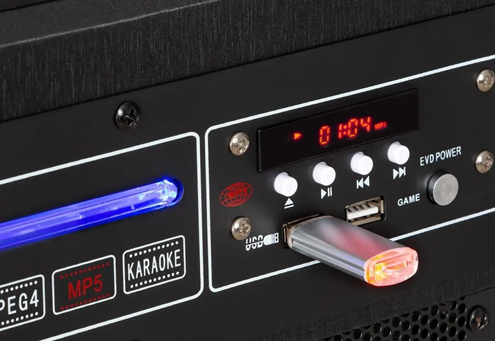 Портативная колонка Auna DisGo Box DVD 300w Акустическая система Bluetooth Акустика для гитары и микрофонов Мощная акустическая система - изображение 9