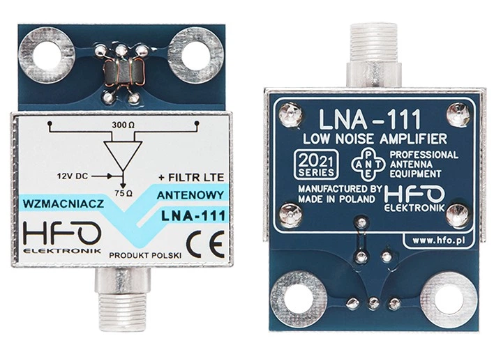 Wzmacniacz antenowy HFO ELEKTRONIK LNA-111-5G 14 dB (5905289670072) - obraz 2