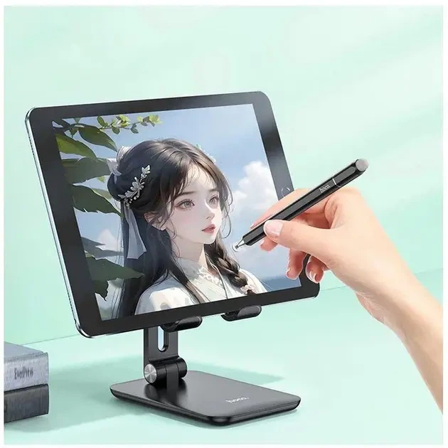 Стилус HOCO GM111 Cool dynamic series 3-in-1 passive universal capacitive pen Black - Фото 6 Стилус HOCO GM111 Cool dynamic series 3-in-1 passive universal capacitive pen Black - изображение 6