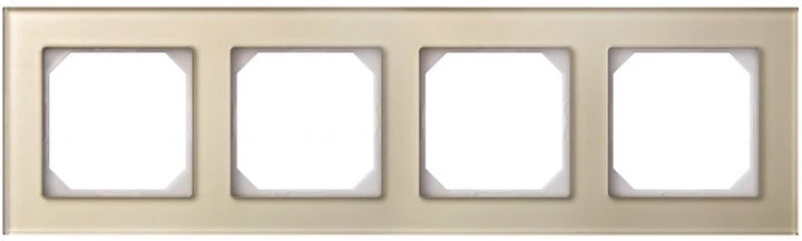 Ramka poczwórna Liregus 51192668 Epsilon Szampańska (4770025872154) - obraz 2