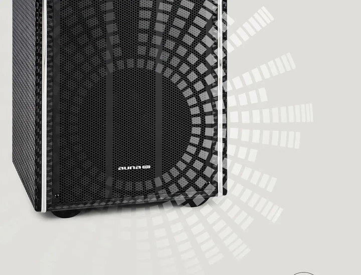 Портативна акустична система Auna DisGo Box 2100 300 W Колонка Bluetooth DVD Уцінка - зображення 4