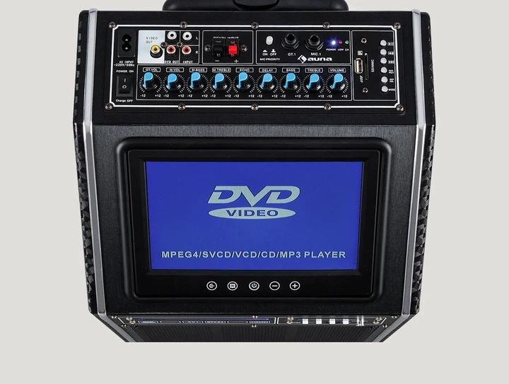 Портативна акустична система Auna DisGo Box 2100 300 W Колонка Bluetooth DVD Уцінка - зображення 5