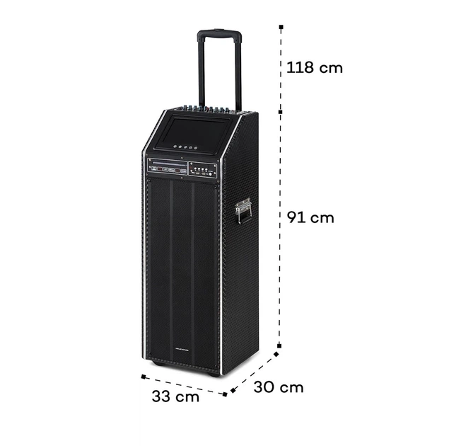 Портативна акустична система Auna DisGo Box 2100 300 W Колонка Bluetooth DVD Уцінка - зображення 7