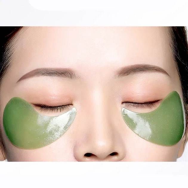 Патчи под глаза BIOAQUA Elastic Moisturizing Eye Mask зелёные (60 шт / 30 пар) – увлажняющие эластичные с лопаткой - изображение 5