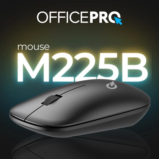 Миша OfficePro M225B Silent Click Wireless Black - Фото 3 Миша OfficePro M225B Silent Click Wireless Black - изображение 3
