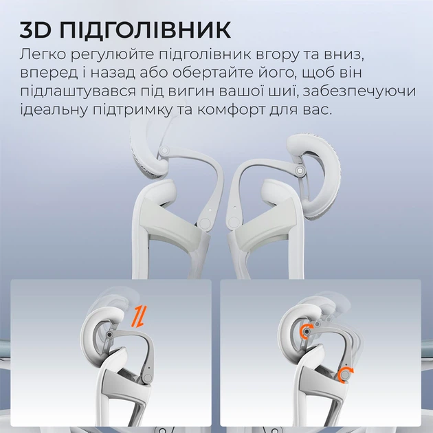 Крісло офісне Sihoo DORO C300 Pro Mesh White - изображение 11