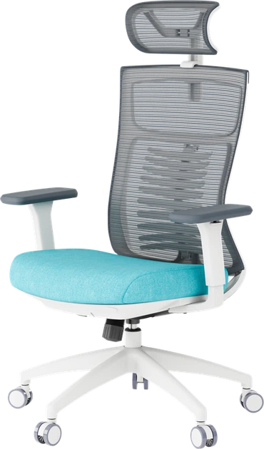 Крісло офісне OfficePro Balance OC550-W-DG-BL - Фото 1 Крісло офісне OfficePro Balance OC550-W-DG-BL - зображення 1