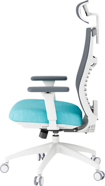 Крісло офісне OfficePro Balance OC550-W-DG-BL - Фото 7 Крісло офісне OfficePro Balance OC550-W-DG-BL - зображення 7