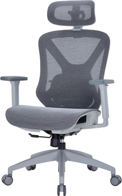 Крісло офісне Officepro Atlas OC630G-DG-DG - Фото 1 Крісло офісне Officepro Atlas OC630G-DG-DG - изображение 1