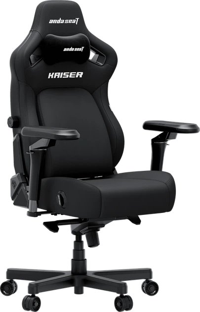 Крісло ігрове Anda Seat Kaiser 4 V2 Size XL Black PVC - Фото 2 Крісло ігрове Anda Seat Kaiser 4 V2 Size XL Black PVC - изображение 2