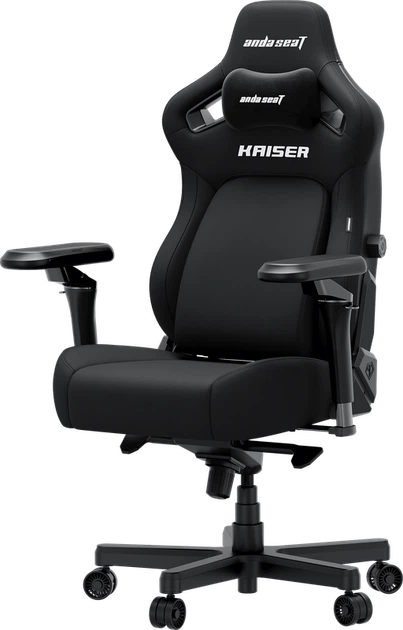 Крісло ігрове Anda Seat Kaiser 4 V2 Size XL Black PVC - Фото 3 Крісло ігрове Anda Seat Kaiser 4 V2 Size XL Black PVC - изображение 3