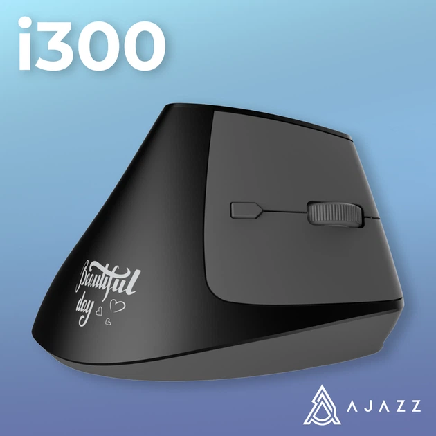 Бездротова миша Ajazz i300 Black (i300-B) - Фото 6 Бездротова миша Ajazz i300 Black (i300-B) - зображення 6