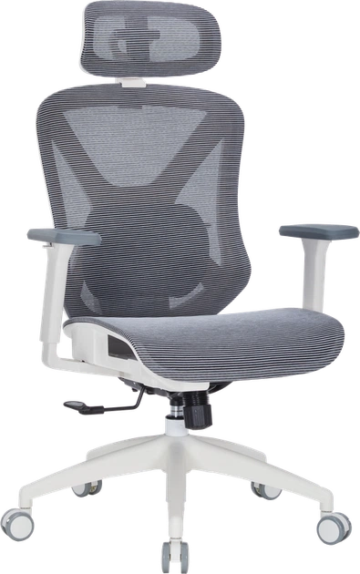 Крісло офісне Officepro Atlas OC630-W-DG-DG - Фото 6 Крісло офісне Officepro Atlas OC630-W-DG-DG - изображение 6