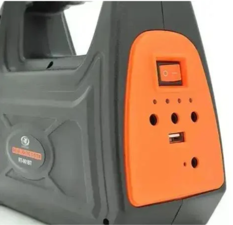 Фонарь аккумуляторный ручной Everton RT-901BT 4V 9000 MAh с солнечной батареей радио Bluetooth LED лампами от солнца - изображение 6