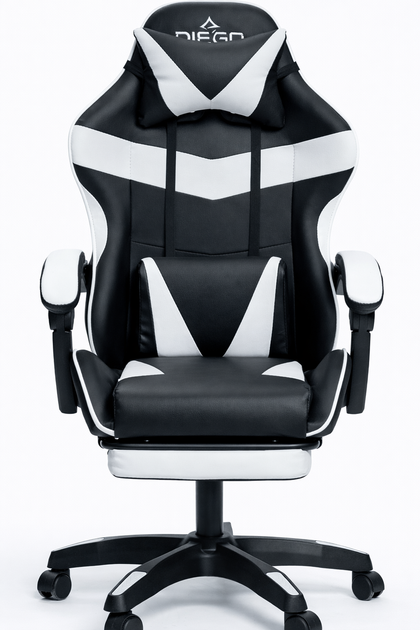 Кресло геймерское DIEGO Phantom RS Black-White - изображение 5
