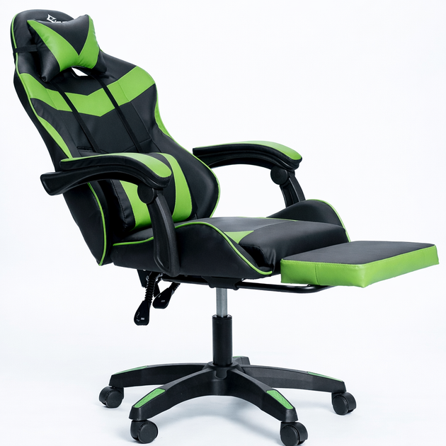 Кресло геймерское DIEGO Phantom RS Black-Green - изображение 3