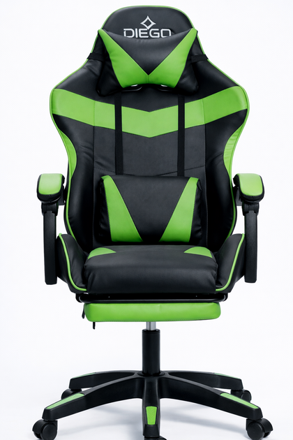 Кресло геймерское DIEGO Phantom RS Black-Green - изображение 5