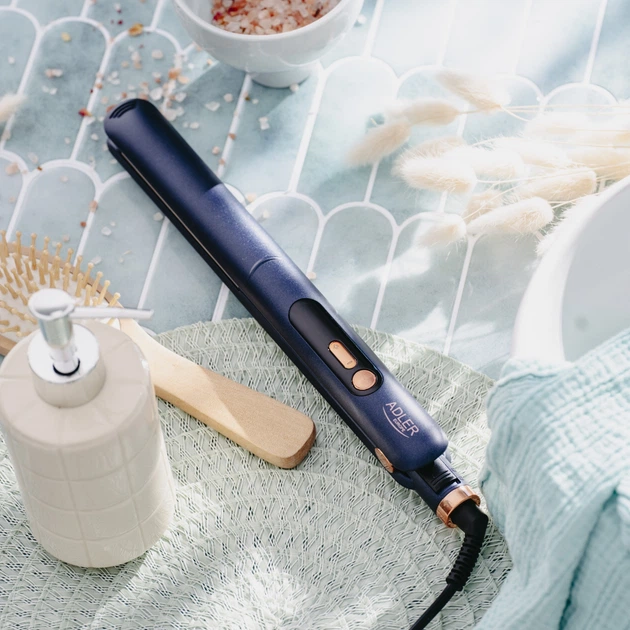 Випрямляч для волосся Adler AD 2328 Темно-синій - зображення 9