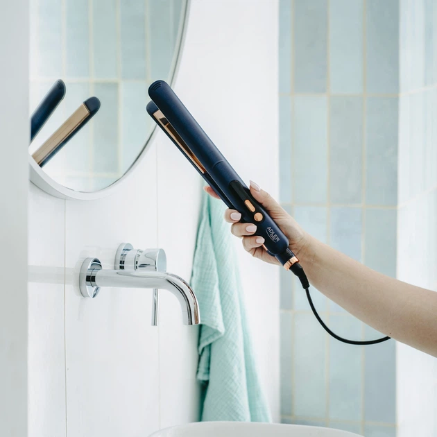 Випрямляч для волосся Adler AD 2328 Темно-синій - зображення 10