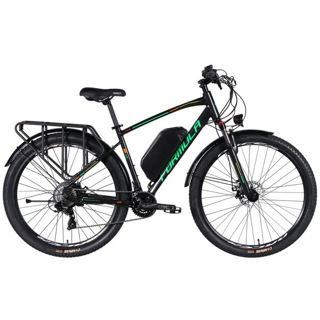 Велосипед с электроприводом 29" AL Formula eCURSOR MAN DD CS рама-19" 48B 17.5А*ч 500Вт черно-зелёный 2026 - изображение 5