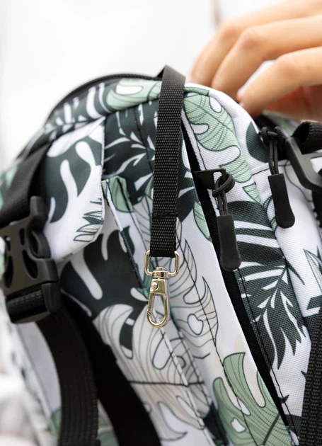 Женская сумка мессенджер Sambag TEL принт "Leaves" 17 х 17 х 6 см (70151144) - изображение 5