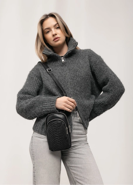 Женская сумка Sambag Modena с принтом крокодила 19 х 11 х 3 см (96193070) - Фото 1 Женская сумка Sambag Modena с принтом крокодила 19 х 11 х 3 см (96193070) - изображение 1