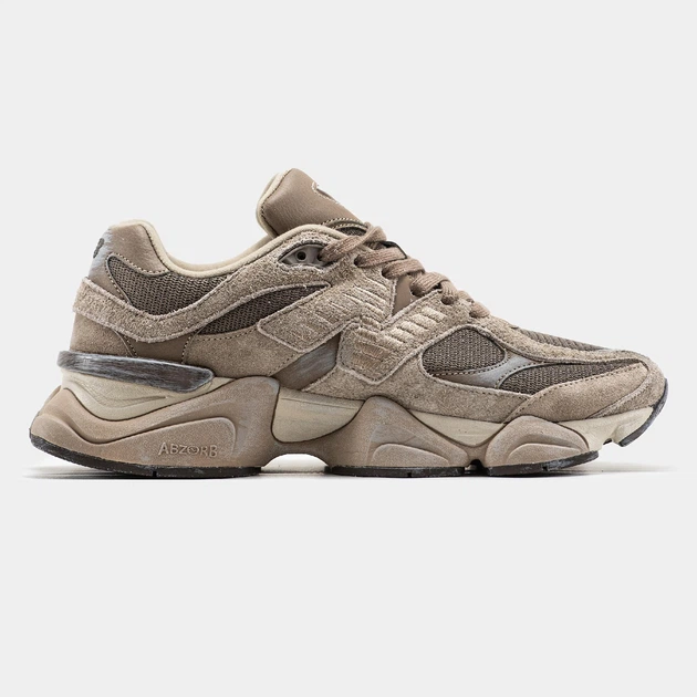 Кросівки жіночі 9060 Beige Brown Dirty натуральна замша текстиль 38р коричневий - Фото 4 Кросівки жіночі 9060 Beige Brown Dirty натуральна замша текстиль 38р коричневий - зображення 4