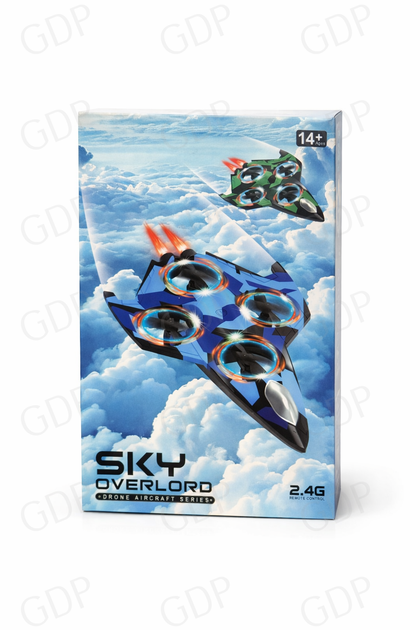Радиоуправляемый дрон-самолёт истребитель Sky Overlord, 2.4G - Фото 2 Радиоуправляемый дрон-самолёт истребитель Sky Overlord, 2.4G - изображение 2