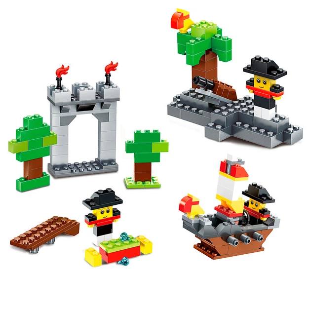 Klocki konstrukcyjne Wange DIY w stylu LEGO 625 elementów 57988 (6945642809946) - obraz 3
