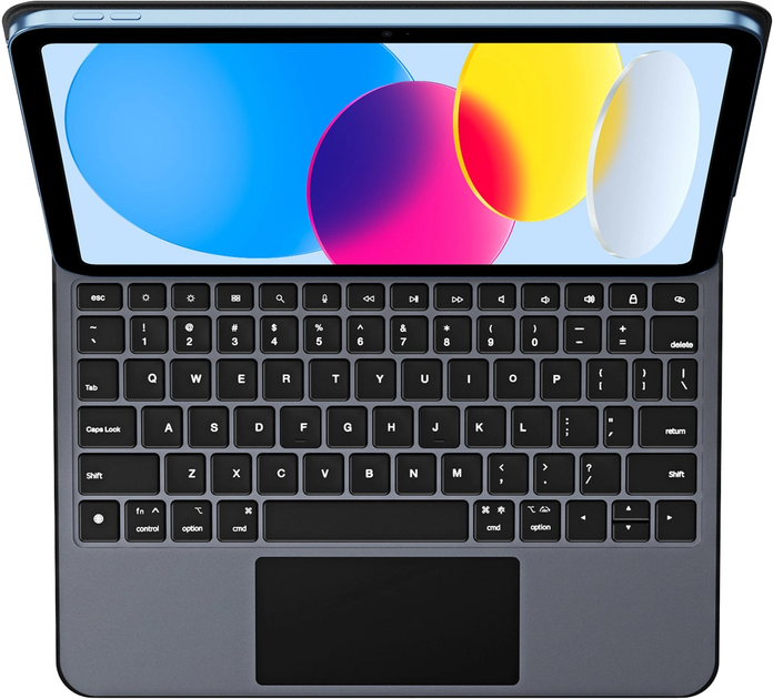 Etui plecki Dux Ducis Keyboard do Apple Pro 11" 2022/2025 Black (6971824156126) - obraz 3