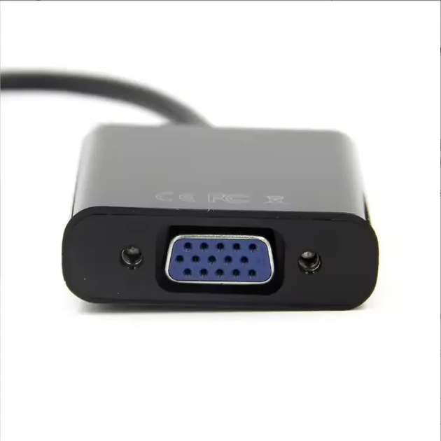 Адаптер HDMI-VGA + Audio, переходник для монитора, проектора, ТВ, Т2 - изображение 3