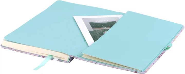 Записник Axent Partner Turnowsky Morning Dew 125x195 мм 96 аркушів у клітинку Фіолетовий (8621-8-A-TR) - зображення 5