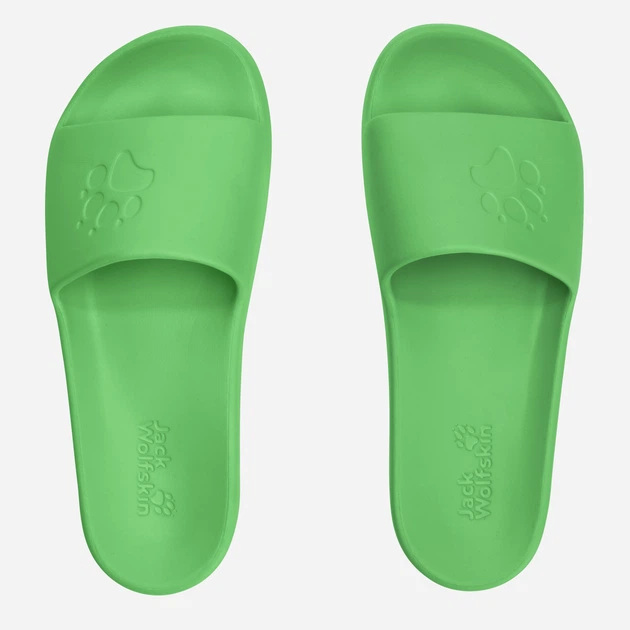 Мужские шлепанцы для пляжа Jack Wolfskin Paw Slider A65742-E0278 44.5 (10UK) 28.1 см Зеленые (4064886673570) - изображение 6