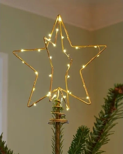 Гірлянда зірка Sirius Home Transparent 30 LED Gold 25 см (5707310516454) - зображення 2