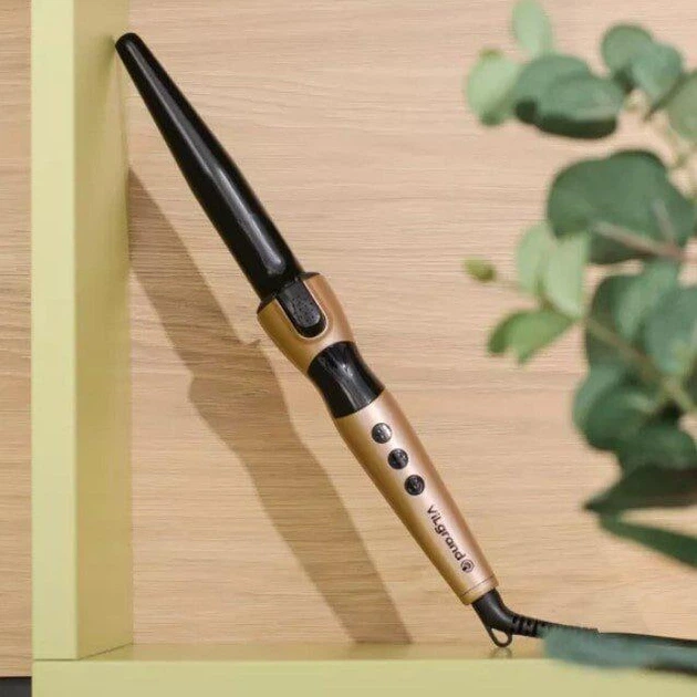 Щипцы для завивки волос VILGRAND VHC 3041LC gold - изображение 4