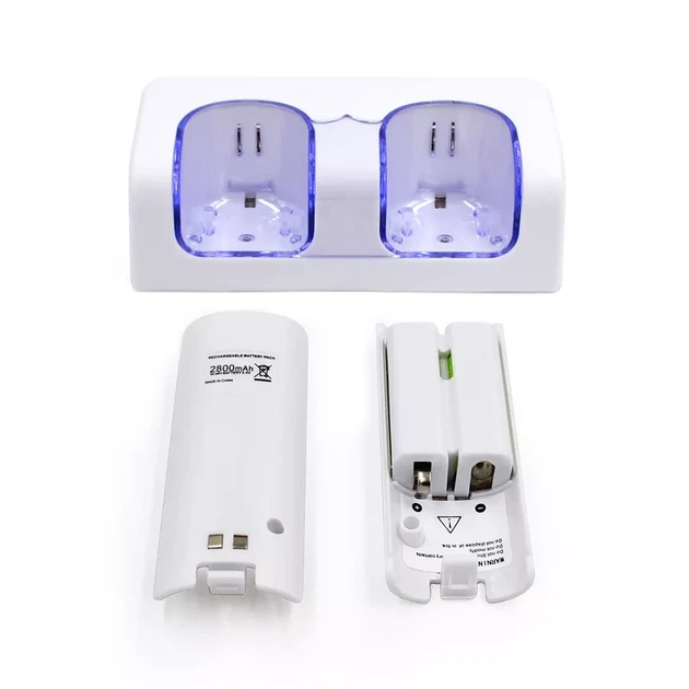 Зарядная док-станция и 2 аккумулятора для Nintendo Wii Remote Controller - изображение 4