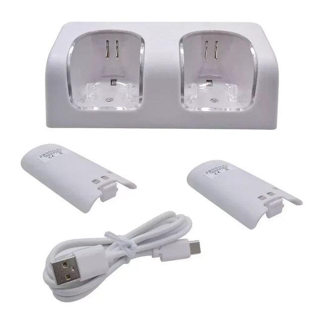 Зарядная док-станция и 2 аккумулятора для Nintendo Wii Remote Controller - изображение 5