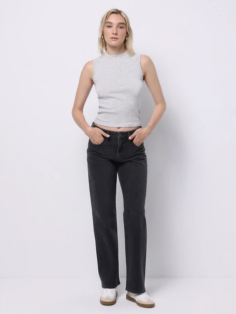 Джинсы Straight Fit женские Colin's 880 Elisa CL1076566DN44531 27-32 Crown Black Wash (8684112911618) - изображение 3