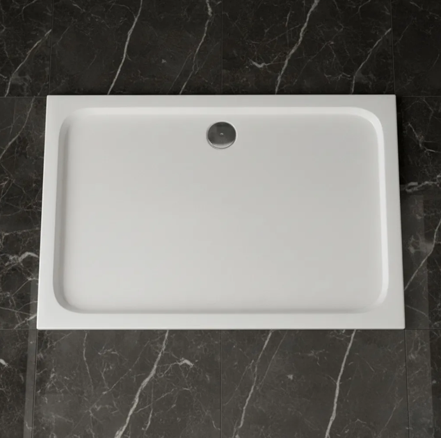 Душовий піддон REA BELMOND 80x100 WHITE - изображение 4