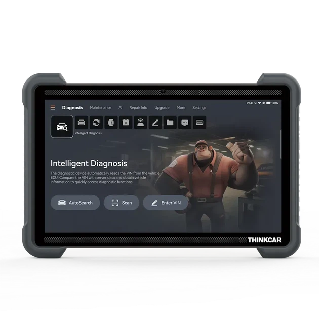 Автосканер Thinkcar Thinktool Expert 394 (ИИ, все системы, 40+ сервисных функций, 2 года обновлений, кодирование, тесты, программирование, CAN FD, DoIP, J2534) - изображение 6