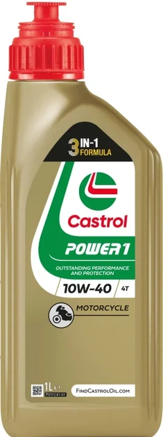 Олива моторна Castrol POWER 1 4T 10W-40 (1л.) - Фото 1 Олива моторна Castrol POWER 1 4T 10W-40 (1л.) - изображение 1