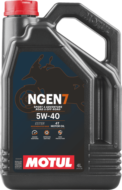 Олива Motul NGEN 7 4T SAE 5W40 4Л - Фото 1 Олива Motul NGEN 7 4T SAE 5W40 4Л - зображення 1