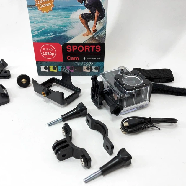 Экшн камера DVR SPORT A7, Камера gopro водонепроницаемая, Камера гоупро, Камера на голову налобная - изображение 8