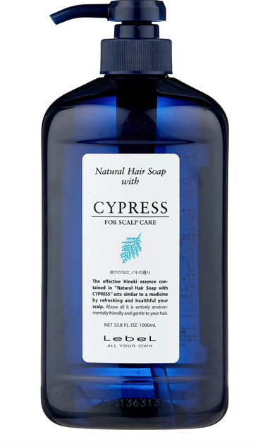 Шампунь з екстрактом кипариса Lebel Cypress Shampoo, 1000 ml - Фото 1 Шампунь з екстрактом кипариса Lebel Cypress Shampoo, 1000 ml - изображение 1