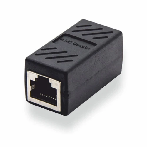 Розетка з’єднувальна для RJ45 (мама мама), Black, GTL (GTLRJ45FRJ45F) - Фото 2 Розетка з’єднувальна для RJ45 (мама мама), Black, GTL (GTLRJ45FRJ45F) - зображення 2