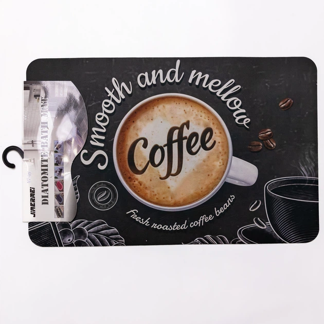 Коврик для кухни Smooth and mellow Coffee 38*58 см диатомитовый HP-42-45 - изображение 3