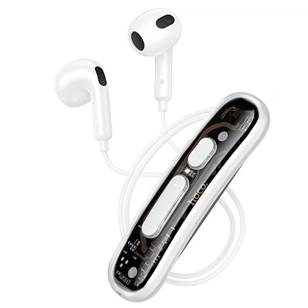 Наушники Bluetooth Hoco ES77 Sports Wireless вкладиші з шийним ремінцем V5.4 110мАч для спорту, поїздок та роботи Білий - Фото 1 Наушники Bluetooth Hoco ES77 Sports Wireless вкладиші з шийним ремінцем V5.4 110мАч для спорту, поїздок та роботи Білий - зображення 1
