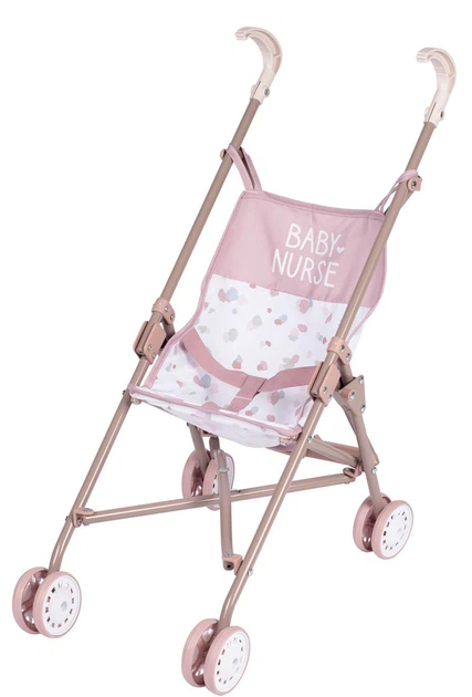 Wózek dla lalki Smoby Baby Nurse składany 25 x 51.5 x 57 cm (3032162204078) - obraz 2