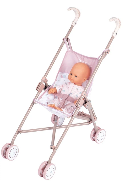 Wózek dla lalki Smoby Baby Nurse składany 25 x 51.5 x 57 cm (3032162204078) - obraz 3